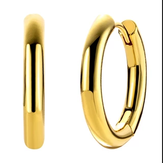 Brincos banhados a ouro de cobre AnuClub 20mm 5.1g Design redondo festa Casual frete grátis