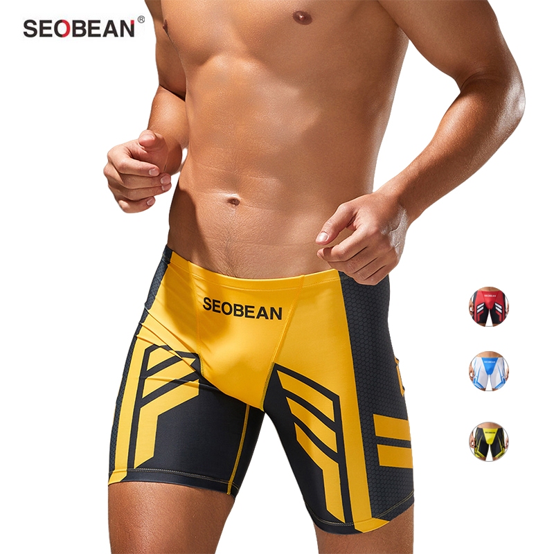 Pantaloncini Intimi Uomo Seobean In Cotone A Quadri, Comfort Casual Per La Casa