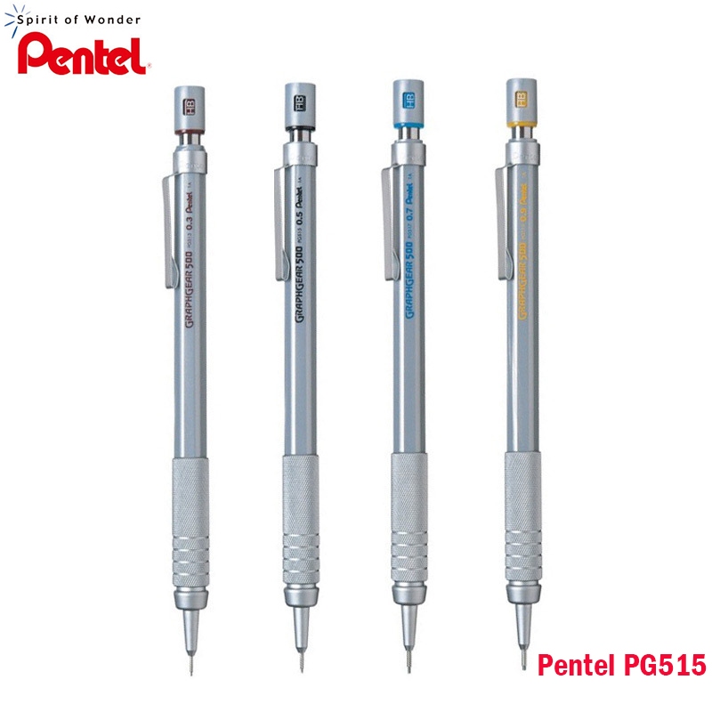 Japão Pentel PG515 Lápis Mecânico Gráfico Engrenagem 500 De