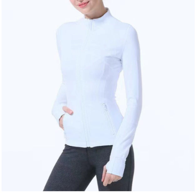 Lululemon Define Jaqueta Slim Fit Nude Feel High Elastic Fitness