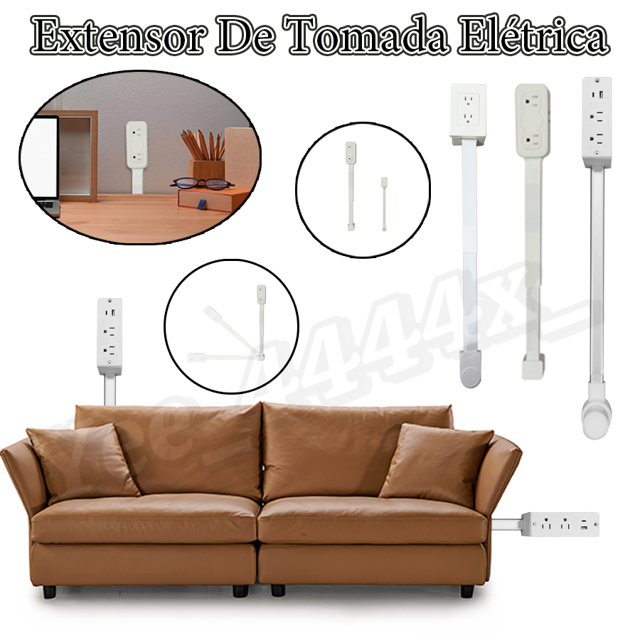 Extensor De Tomada Elétrica , Altura Ajustável , Dispositivo De ...