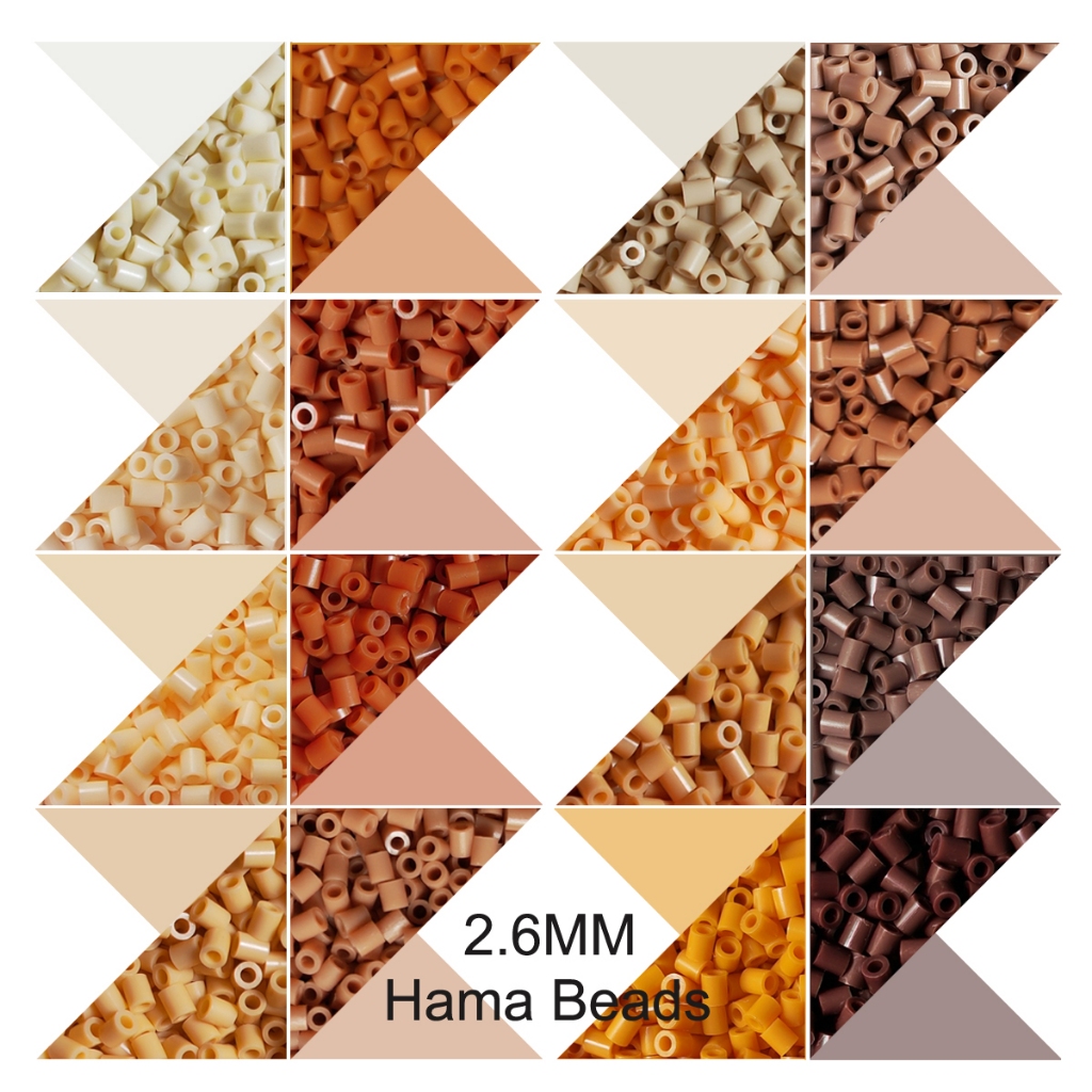 Tableros Cuadrados Para Cuentas Hama De 2.6 Mm | 4 Placas De 14x14 Cm | Perfecto Para Mini Perler Y Manualidades | Incluye 4 Piezas