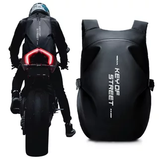 Mochila Porta Capacete Moto Impermeável AntiFurto Reflexivo