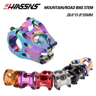 HASSNS AM/DH/DJ/FR28.6/31.8MM MTB CNC Haste Liga De Alumínio 35mm Várias Cores Disponíveis Steerer Mountain Bike Peças