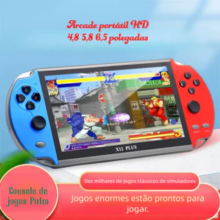 2025 Videogame Portátil Tela De 5.8 "/4.8 " + 10000 Jogos Retrô 16 Gb , Memória Expansível De Console