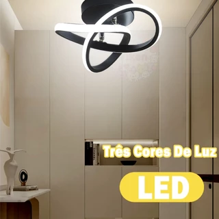 Luminária De Teto Pendente Led Moderna Lustre para Corredor Sala Quarto Cozinha