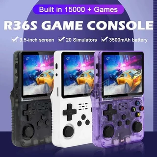2025 Novo R36S console de videogame retrô portátil suporta 15.000 jogos, 64 GB,sistema Emuelec 4.7, pode jogar PSP/NDS