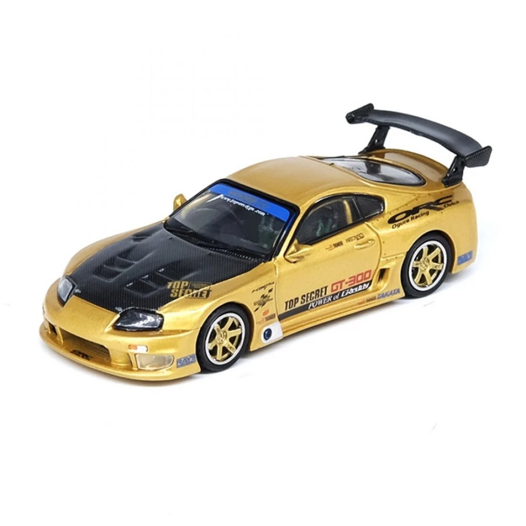 Inno64 IN64-A80TS-GOLD 1/64 Toyota Supra A80 TOP SECRET GT300