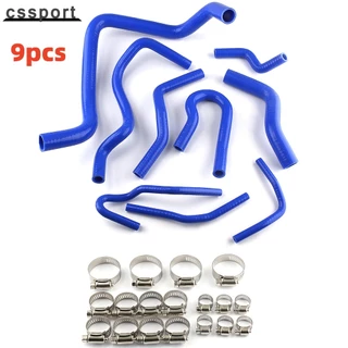 9pcs Kit De Mangueira De Radiador Automático De Silicone Vermelho Para Civic D15 D16 SOHC EG/EK 1992-2000 em Oferta na Shopee