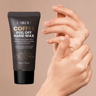 LAIKOU Café Peel Off Máscara De Mão Limpa Suavemente Suaviza A Pele Suave Textura De Hidratante 50g em Oferta na Shopee