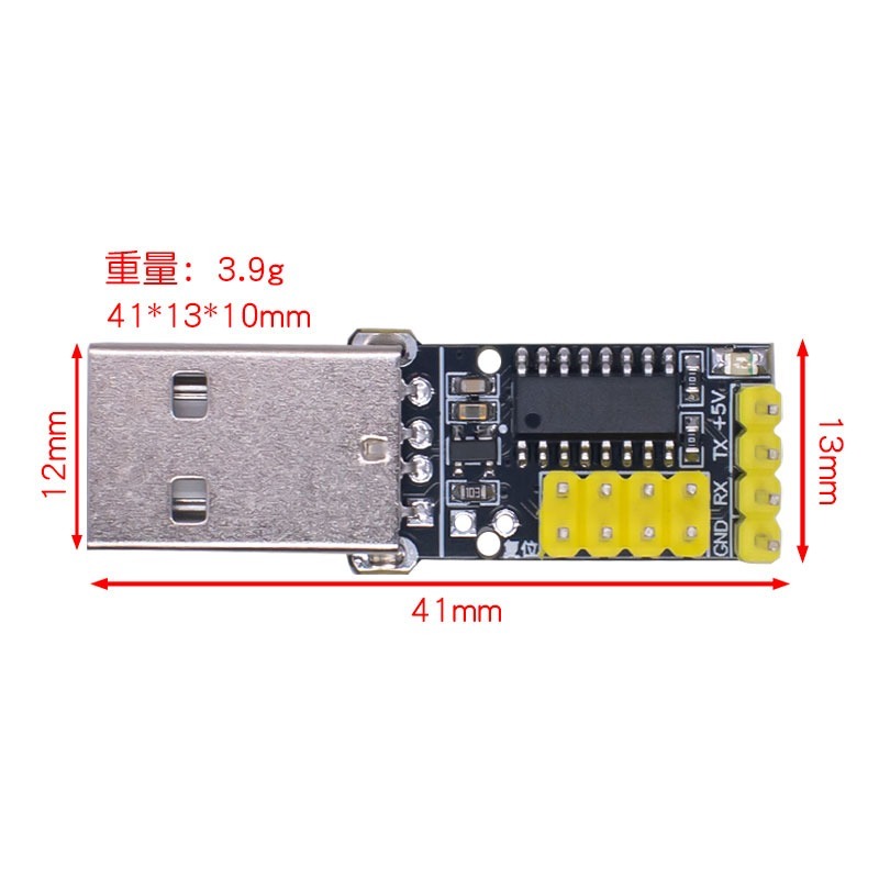 CH9329 Módulo UART/TTL Porta Serial para USB HID Teclado completo Mouse ...