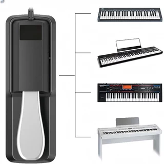 Pedal Sustain Teclado Universal Yamaha Roland Durável Resistente
