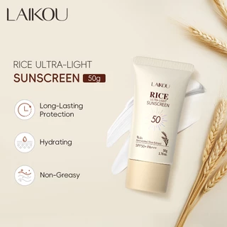 LAIKOU Arroz Protetor Solar Ultraleve Fps50 + PA + + 50g Proteção De Longa Duração Hidratação Não Oleoso em Oferta na Shopee