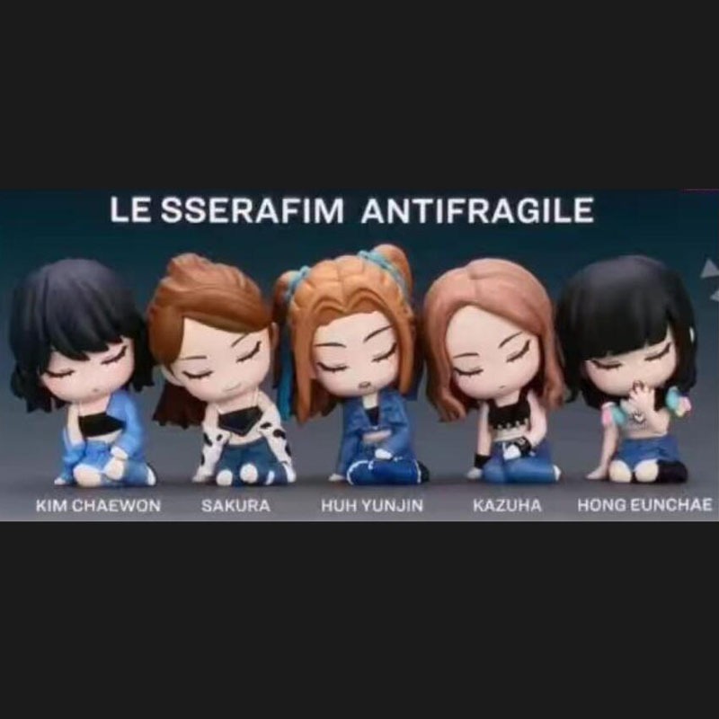 5 Unidades/Conjunto 5 Cm Grupo De Meninas Sul-Coreanas Idol Singer