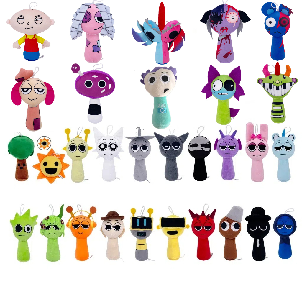 Sprunki Incredibox Brinquedo De Pelúcia Presente Para Crianças Natal ...