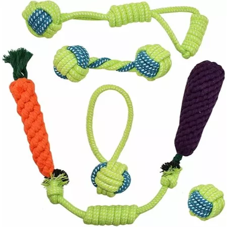 Kit de brinquedos para cachorro (6 peças)