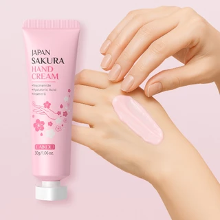 LAIKOU Japão Sakura Creme Para As Mãos 30g Hidratação De Longa Duração Suave Pele Radiante Refrescante em Oferta na Shopee