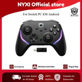 [BEST SELLER] NYXI Master P1 Controlador De Jogo Sem Fio Hall Effect Gamepad Para PC Switch Phone Black Myth Wukong