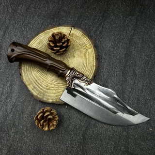 Faca Tática Oriental De Alto Desempenho Com Detalhes De Dragão , Ideal Para Churrascos , Aventuras Ao Ar Livre E Culinár