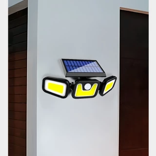Sensor Solar Da Presença Espiga 24W Lâmpada 120 Parede Com 3 Funções Separadas