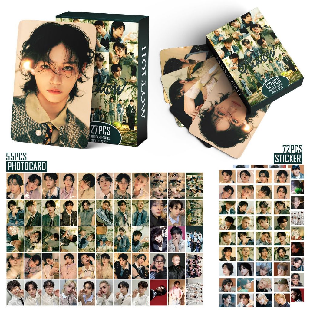 55pcs STRAY KIDS SKZ HOP Lomo Cartões ATE Perder My Breath Magic
