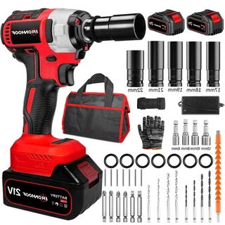 Chave De Impacto Brushless Profissional 2 Bateria 520Nm