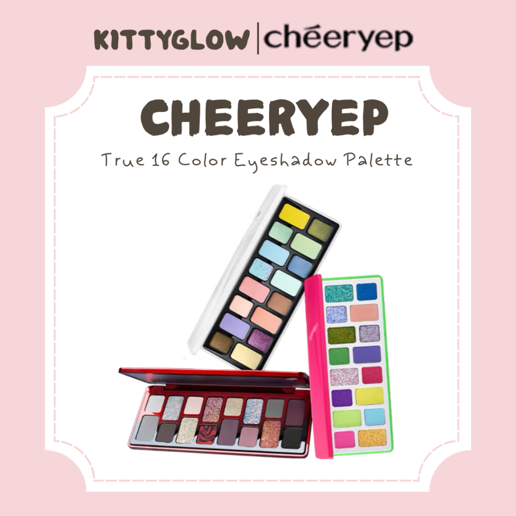 CHEERYEP True 16 Paleta De Sombra Colorida | Shopee Brasil