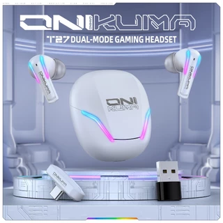 Fones De Ouvido Intra-Auriculares Para Jogos ONIKUMA T27 Bluetooth 5.3 Com Três Modos De Conexão Uso Sem Fio Em Computad