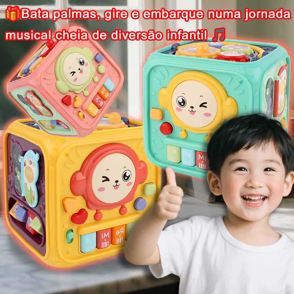 Brinquedos Educativos Interativos com Música e Jogo de Atividades 6 em ...
