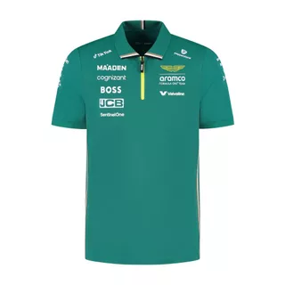 Polo Da Equipe Masculina Martin F1 2025 Verde