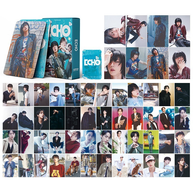 55pcs/box Jin ECHO SUGA Álbum Road To D-Day Photocards V-WINTER