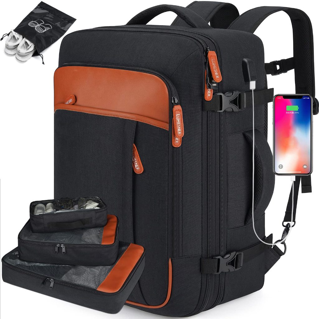 Bolsa Executiva 4 Em 1 Grande Mochila De Viagem Antifurto Para Laptop ...