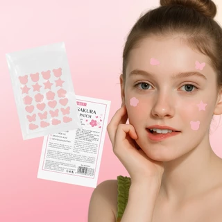 LAIKOU Japão SAKURA PIMPLE PATCH 24 PATCHES Para Todos Os Tipos De Pele Absorvem O Excesso De Óleos Reparam Acne em Oferta na Shopee