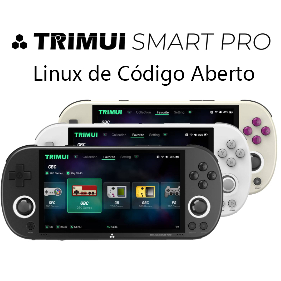 Console de videogame portátil Trimui Smart Pro (TG5040) jogos de