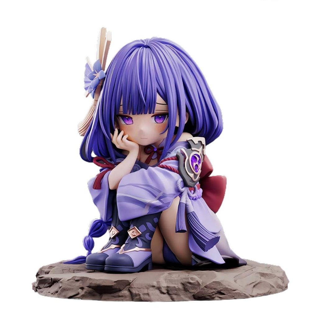 Genshin Impacto Raiden Shogun Mini Figura Beelzebul 5.5IN Personagem Do ...