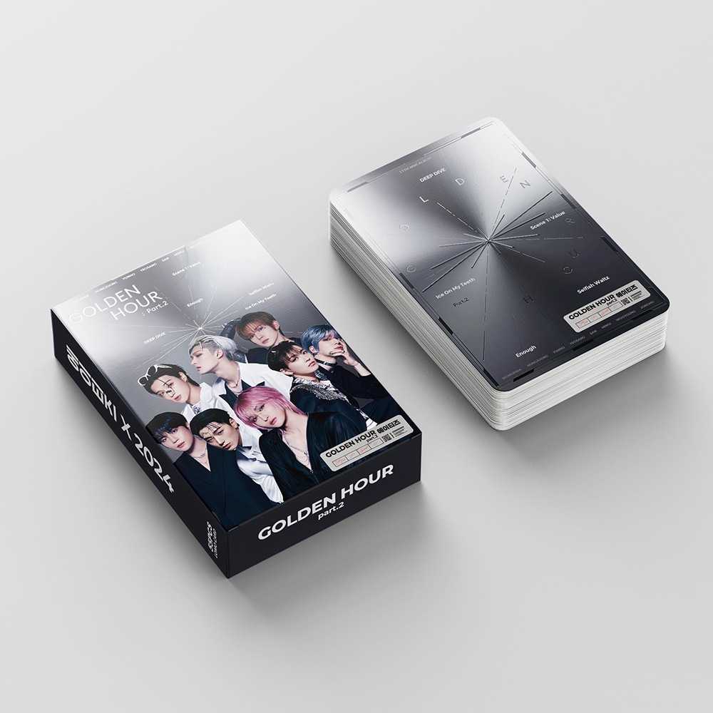 KPOP Cartões Fotográficos ATEEZ GOLDEN HOUR : Part . 2 LOMO Card