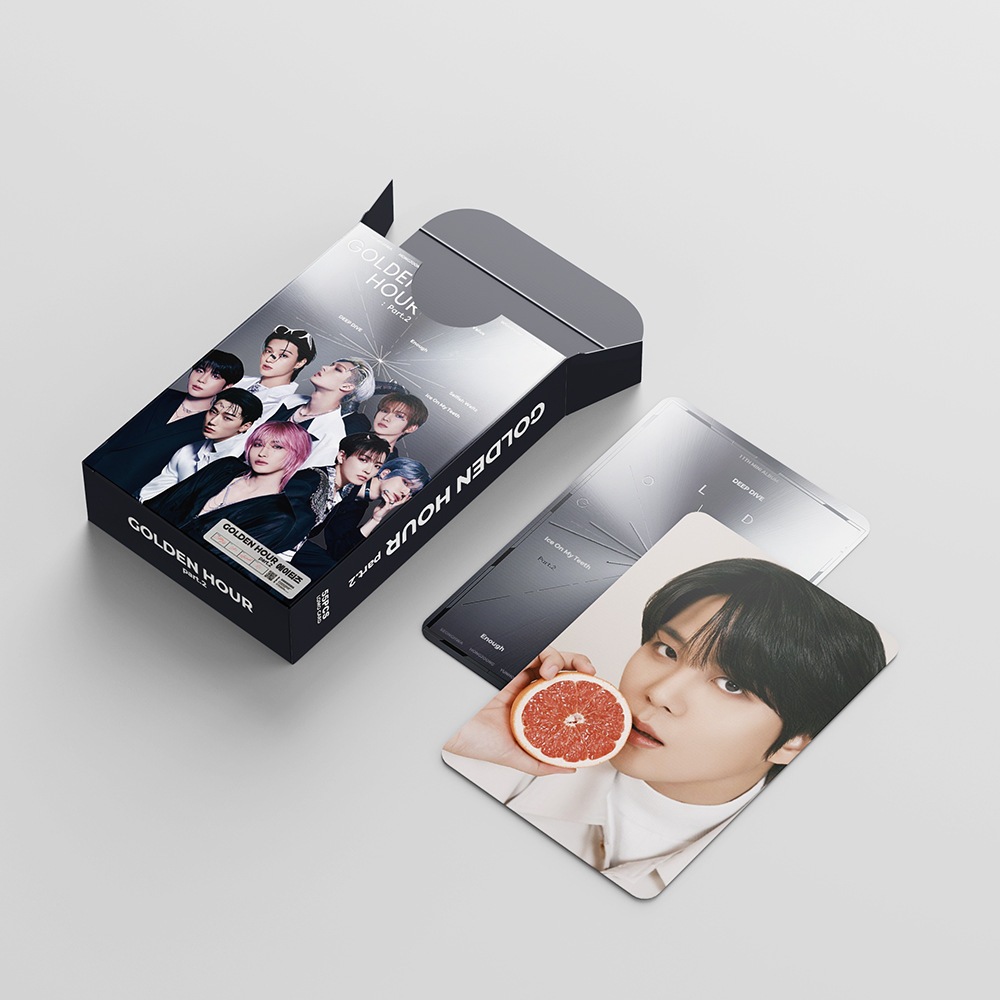 KPOP Cartões Fotográficos ATEEZ GOLDEN HOUR : Part . 2 LOMO Card