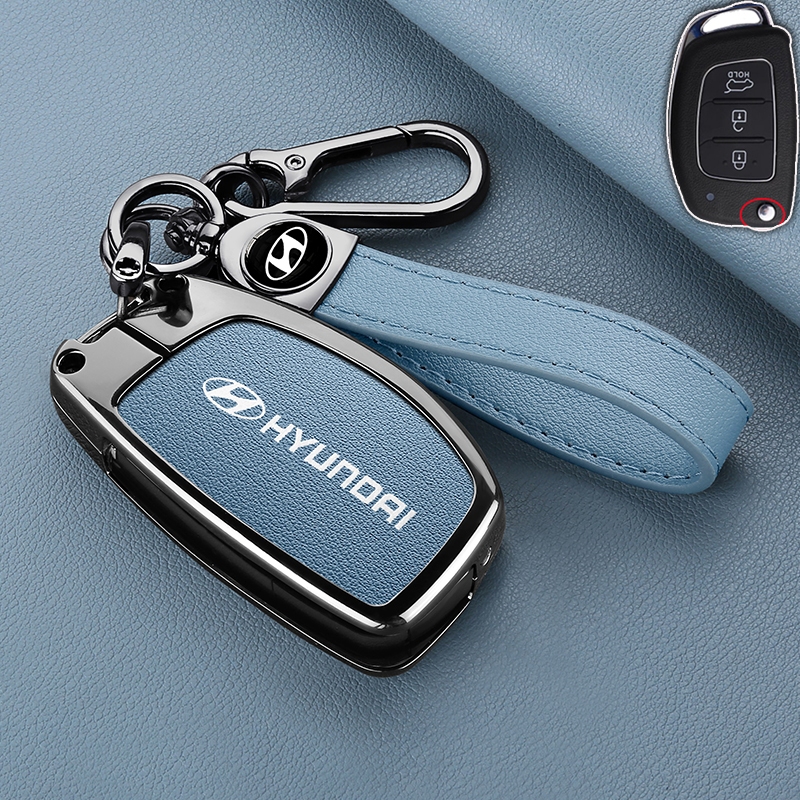 Cover Chiave Telecomando Per Hyundai IX35 I30 KONA Solaris Encino Azera Grandeur Accento Fe Tm