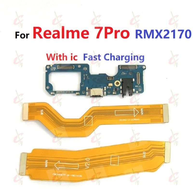 Cable Flex Plano Para OPPO Realme 7 Pro / RMX2170 | Conector Pantalla LCD Y Touch