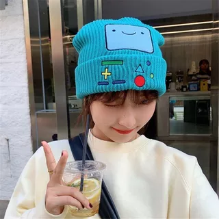 Gorro De Malha NEOLDEN , Boné Frio Bordado De Desenho Animado , Jogo | Caveira Tricotado Com Padrão Unissex