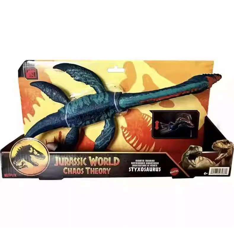 Jurassic World Styxosaurus Dinosaur Figure | 13.9" Gigantic Tracker With Attack Motions