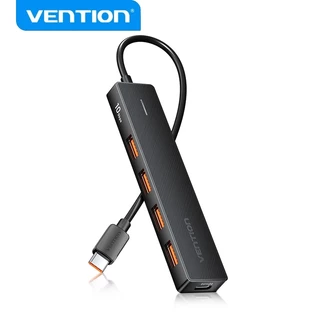 Vention USB C Hub 3.2 Gen Adaptador De 5 Portas Com Suporte Para HDD De 8 Tb Plug and Play PC , Laptop E Mac