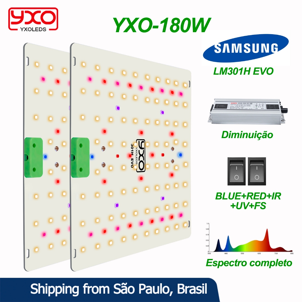 Samsung lm301h evo Quantum Alumínio Adequado Para Crescimento E Florescimento De Plantas