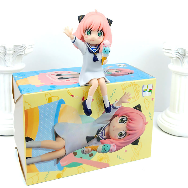 12cm Espião À Família Anya Forger Com Sorvete Noodle Stopper Anime