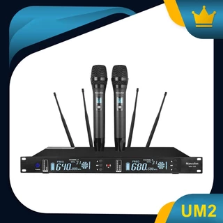 Microfone Sem Fio UHF Profissional Com 200 Canais , Conjunto De Sistema De Recepção Remota
