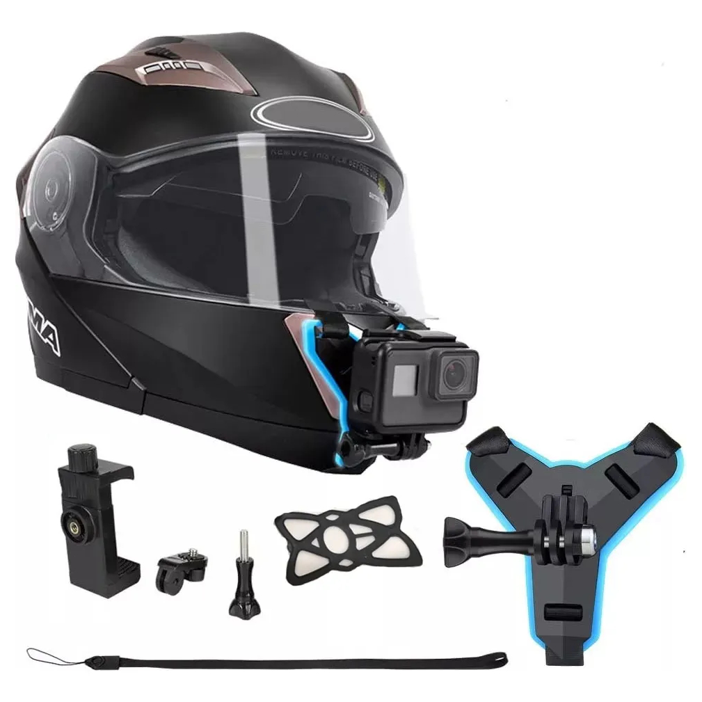 Suporte Capacete Moto Câmera Celular | Shopee Brasil