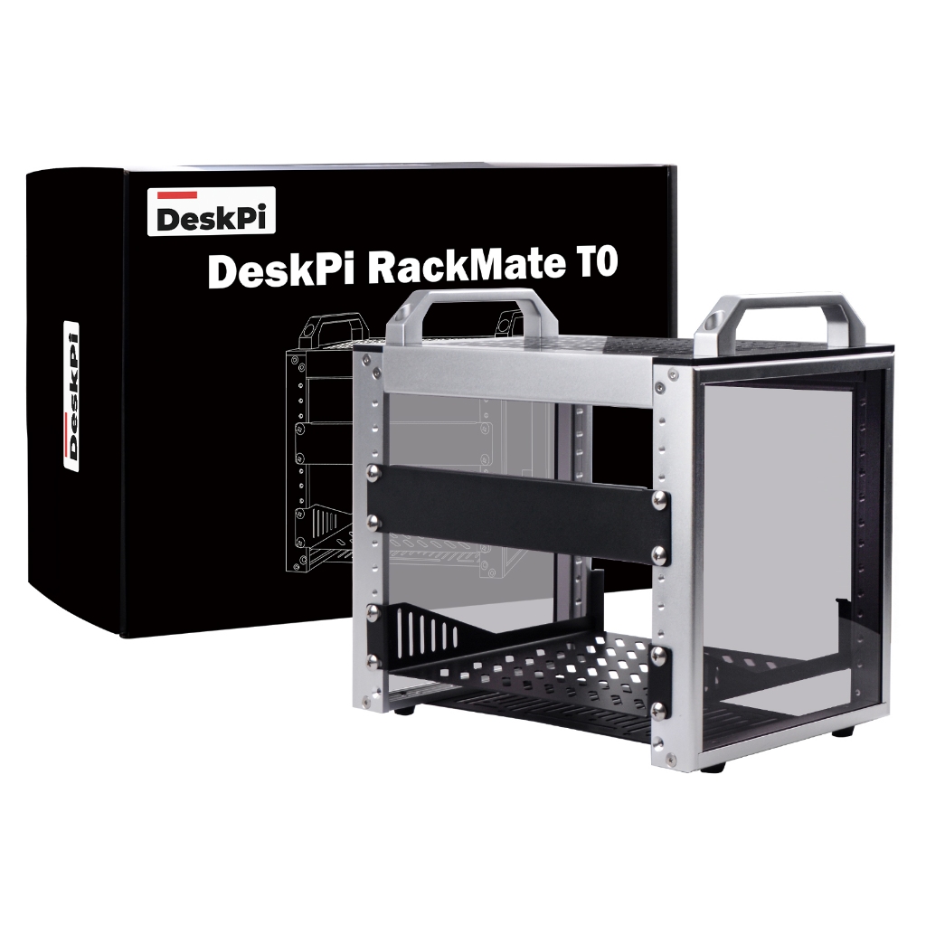 DeskPi RackMate T0 Rackmount , Gabinete De Servidor 4U De 10 Polegadas ...