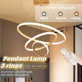 Lustres Escandinavos , 3 Cores E 1 Luz De Teto , Adequados Para Salas De Estar , Jantar Bares em Oferta na Shopee