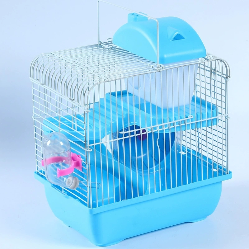 Gaiola Tubo Super Luxo Hamster 2 Andares - Detalhe dos Acessórios e Tubos Coloridos - Produto Premium Pet Caprioli Shop