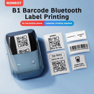 Impressora De Etiquetas NIIMBOT B1 , Térmica Portátil Para Adesivos De Código QR De Barras